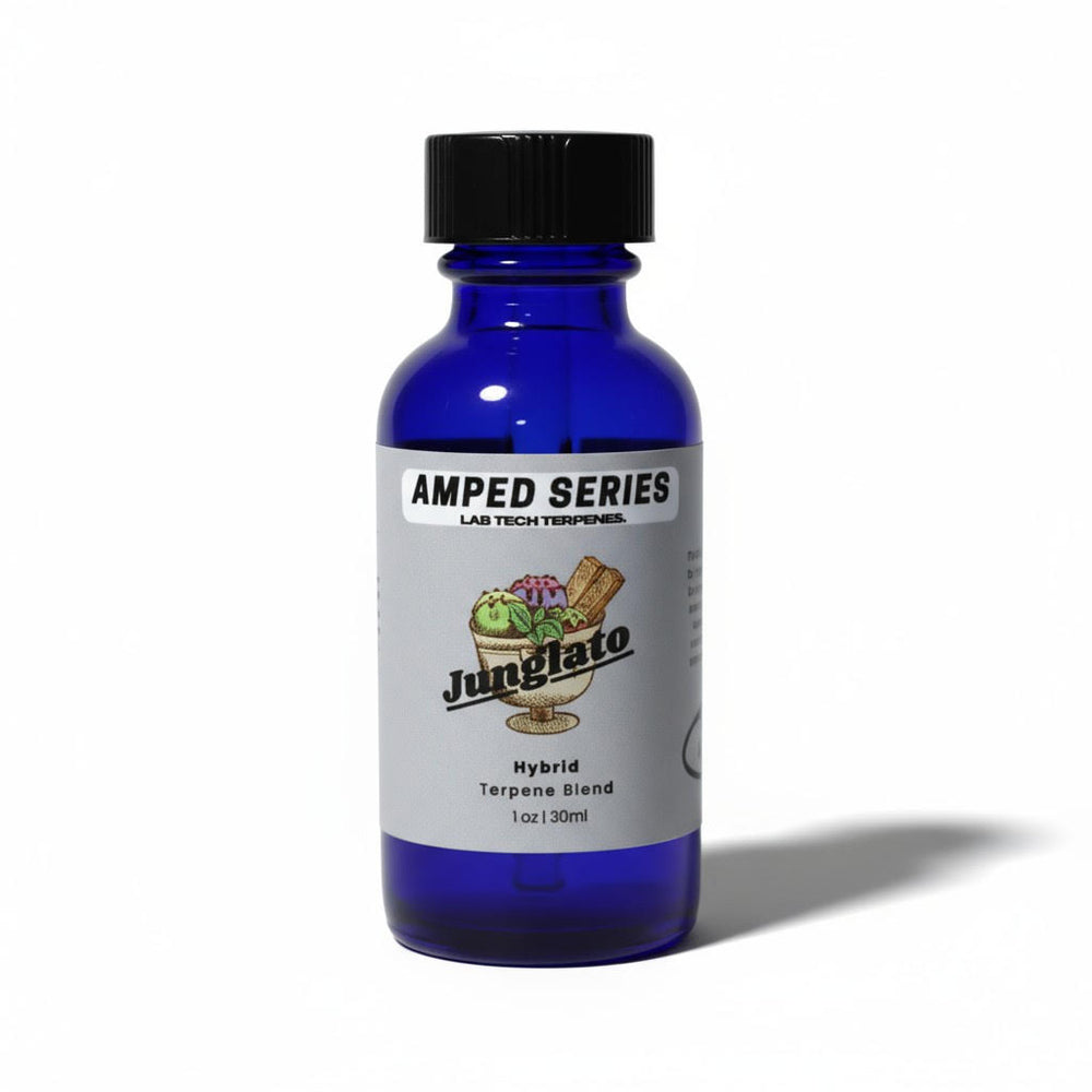 Junglato terpene blend for vape packaging