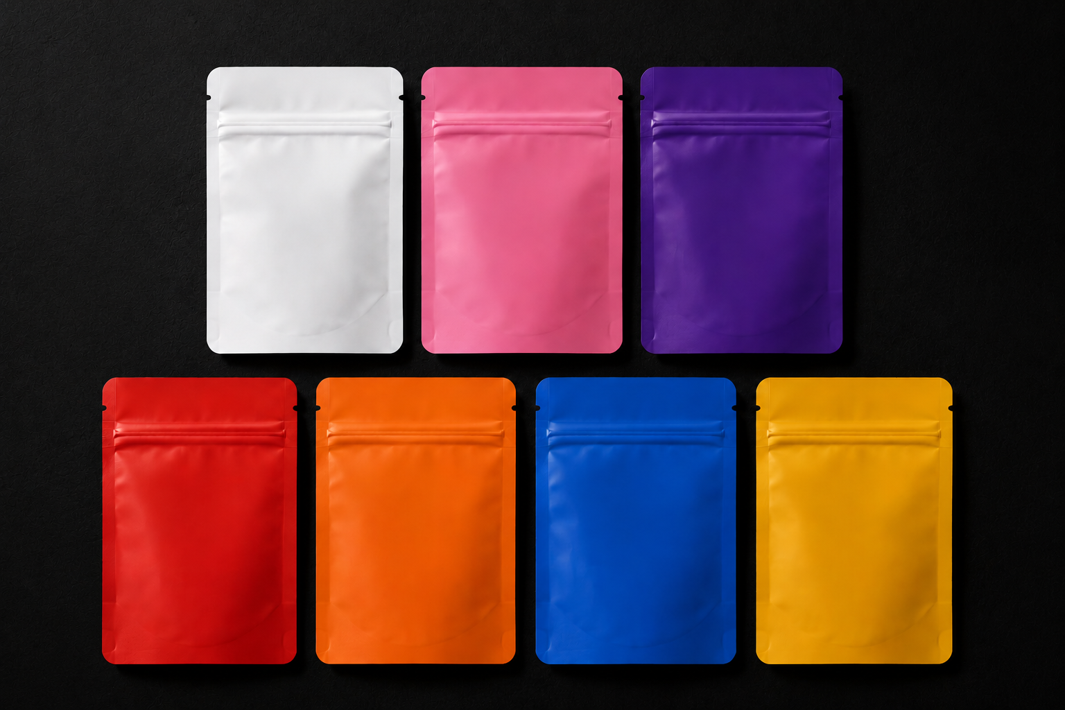 4x5 Mylar Bags - Assorted Matte Colors