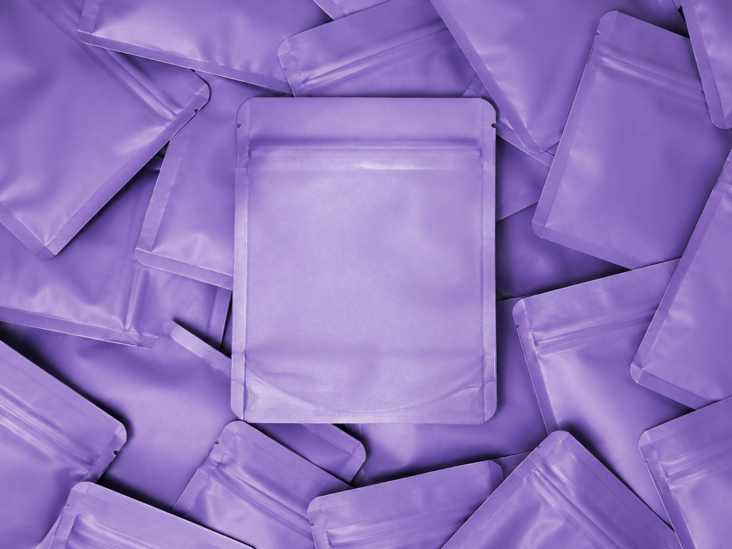 Purple Matte Mylar Bag 4x5