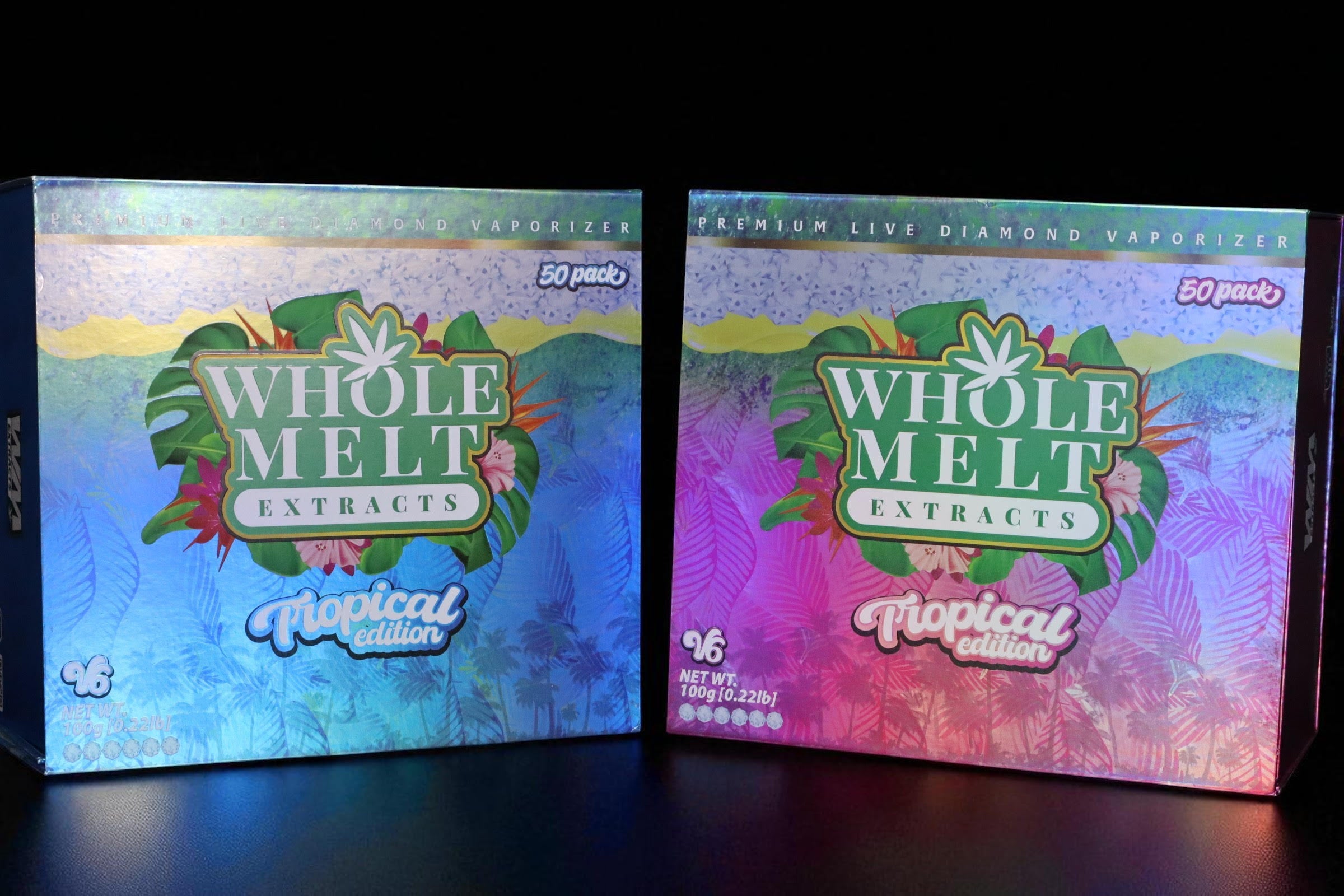Whole Melts V6 vape packaging design services